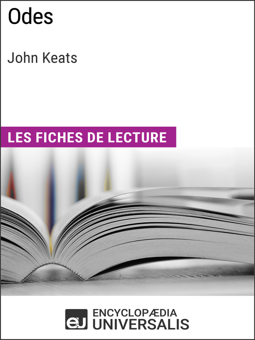 Title details for Odes de John Keats by Encyclopaedia Universalis - Available